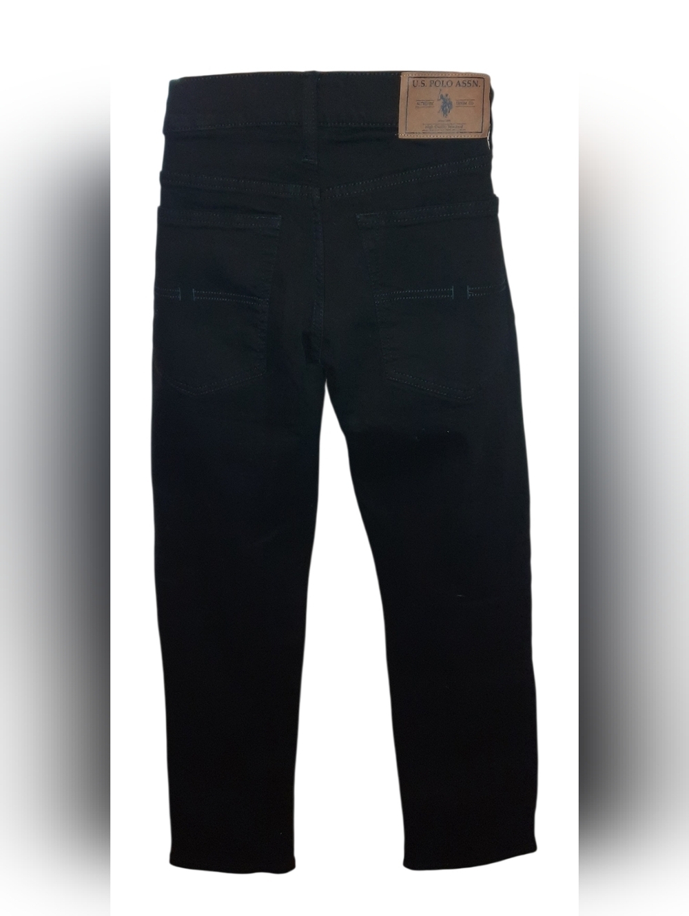 U.S. Polo Assn. Women’s Straight Leg Jeans - Black - Picture 7 of 9